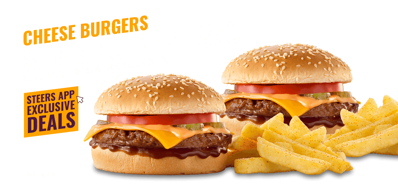 Cheese Burger Sharing Meal